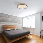 LED-Deckenlampe Doro, &Oslash; 45 cm, grafit/holz dunkel, Holz, 830