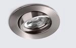 LED-Deckeneinbaustrahler DL6809, rund, nickel