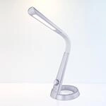 LED-Tischlampe Mitti mit USB-Anschluss silber/wei&szlig;
