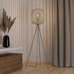 Stehleuchte Romazzina, beige, H&ouml;he 141 cm, Metall, E27