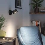 Philips Bracia LED-Deckenspot einflammig, schwarz