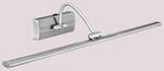Verstellbare LED-Bilderlampe Head m. Nickelfinish
