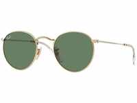Ray Ban Round Metal RB3447 001 50 gold / green
