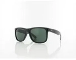 Ray Ban Justin RB4165 601/71 54 polished black / green