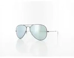 Ray Ban Aviator Large Metal RB3025 029/30 58 matte gunmetal / green mirror silver