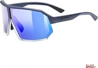 UVEX sportstyle 237 S533058 4916 75 metallic blue-clear / supravision mirror blue