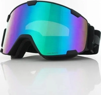 Red Bull SPECT PARK 18GR3 matt black black strap grey logo / brown with green mirror