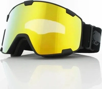 Red Bull SPECT PARK 18YE2 matt black black strap grey logo / smoke with yellow mirror