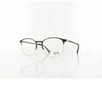 Ray Ban RX6375 2890 53 gold top in black