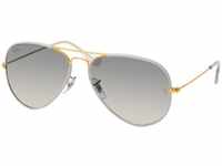 Ray Ban Aviator Full Color RB3025JM 919632 58 grey on legend gold / clear...