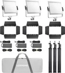 Godox LP600BI-K3, Godox Litemons LP600Bi Zweifarbiges LED-Lichtpanel 3er Kit...