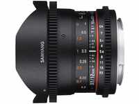 Samyang 13012T3.1N, Samyang 12 mm/T3.1 VDSLR Fisheye für Nikon F