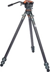 3 Legged Thing Legends Mike hochwertiges Carbon-Videostativ mit AirHed Cine Videokopf
