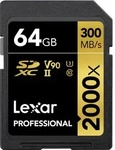 Lexar LSD2000064G-BNNNG, Lexar GOLD Serie 64GB Professional 2000x SDXC UHS-II