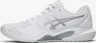 ASICS 1042A316-101, ASICS Gel-Dedicate 9 Allcourtschuh Damen - wei&szlig;, silber