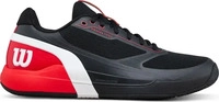Wilson WRS338490, Wilson Rush Pro 5 Allcourtschuh Herren-schwarz, neonrot
