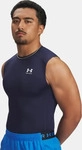Under Armour 1361522-410, Under Armour Heatgear Comp Tank-Top Herren-Dunkelblau,Wei&szlig;