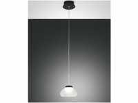 LED Hängeleuchte schwarz weiß Fabas Luce Arabella 14x200cm 720lm dimmbar