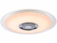GLOBO Lighting Globo Tune LED Deckenleuchte weiß opal mit Bluetooth Lautsprecher