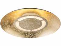 GLOBO Lighting Globo Tabea LED Deckenleuchte gold 35x7,5cm 41900-12