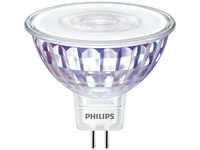 Philips LED GU5.3 MR16 12V Reflektor Leuchtmittel 7W 621lm 2700K 5x5x4,5cm...