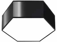 Sollux Sunde 11 Deckenlampe schwarz 2x E27 dimmbar 30,5x26,5x11,5cm SL.1059