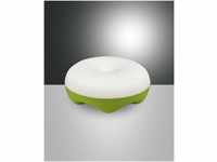 LED Mobile Tischleuchte grün weiß Fabas Luce Bluma 325lm 3509-30-155