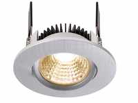 Kapego Deko Light COB 68 Einbaustrahler LED silber 580lm 2700K >90 Ra 45° Modern