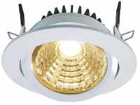 Kapego Deko Light COB 95 Einbaustrahler LED weiß 820lm 3000K >90 Ra 40° Modern