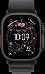 Apple Watch Ultra 3 Titan Schwarz Alpine Loop Schwarz M