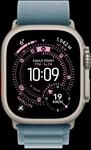 Apple Watch Ultra 3 Titan Natur Alpine Loop Hellblau M