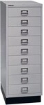 Bisley Schubladenschrank &raquo;MultiDrawer&laquo; A3, einbahnig, 9 Sch&uuml;be silber,