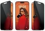 PanzerGlass Displayschutzfolie &raquo;Privacy Ultra-Wide Fit&laquo; f&uuml;r iPhone 15 Pro