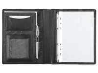 Ringbuchmappe »Benaco« schwarz, Alassio, 18x23x3 cm