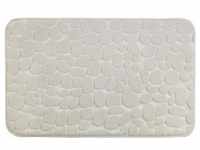 Badteppich Memory Foam Pebbles Beige, 50 x 80 cm, Wenko