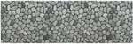 Wenko Weichschaummatte 60x200 cm Badematte Sassi rutschfest grau