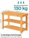 Songmics Schuhbank LBS04N 70,1/28,7 cm, 70.1x45.3 cm
