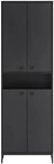 M&ouml;belpartner Schuhschrank &raquo;Janne&laquo; bis zu 12 Schuhe schwarz, 60.2x185.5x33.1 cm
