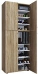 VCM Morgenthaler Schuhschrank &raquo;Lona&laquo; 9 F&auml;cher braun, 70x182x37 cm