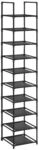 Songmics Schuhregal schwarz 40/33/173 cm schwarz
