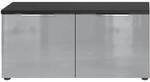 Germania-Werke Schuhbank &raquo;Genova&laquo; Graphit/Silbergrau, 97x47x40 cm