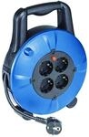 as-Schwabe Kabeltrommel 10 m schwarz-blau blau