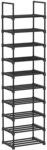 Songmics Schuhregal schwarz 60/30/174 cm schwarz