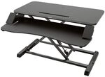 Fellowes Sitz-Steh-Workstation &raquo;Corsivo&trade;&laquo; schwarz, 80x11x61.5 cm