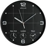 unilux Wanduhr &raquo;ON TIME&laquo; &Oslash; 30 cm wei&szlig;