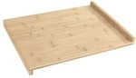 Wenko Schneidebrett mit Anlegekante &raquo;Bambus&laquo; braun, 45x1.5x35 cm