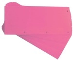 Oxford Trennstreifen &raquo;DUO&laquo; 40001 einfarbig pink, 24x10.5 cm