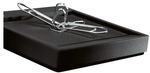 Sigel B&uuml;roklammernspender &raquo;Cintano:S&laquo; schwarz, 7.5x1.1x7.5 cm