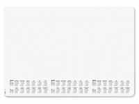 Schreibunterlage »Dotted« weiß, Sigel, 59.4x42 cm