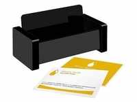 Visitenkartenhalter »Black Office« schwarz schwarz, Wedo, 10.9x5.9x5 cm
